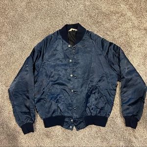 Vintage Don Alleson Nylon Jacket Asheville Fire Department